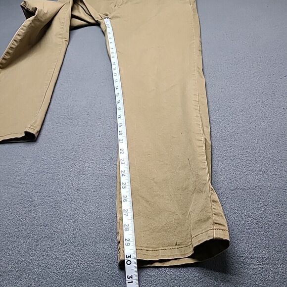 Vuori Collins Mens Chino Pants 33 Khaki Slim Fit Performance Fabric - Picture 2 of 10